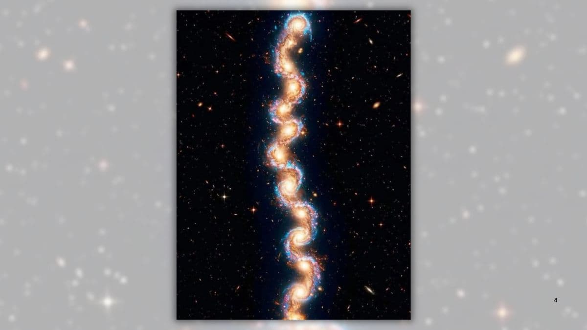 Fact Check: Scientists didn't release this image allegedly showing 'Cosmic Vine' of galaxies. We unearthed the evidence