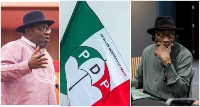 Dickson Rues ‘Evaporation’ Of PDP, Says Ex-President Jonathan ‘Sad’ About It