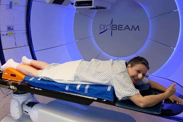 Newcastle mum 'days away' from paralysis when doctors found a 'grapefruit-sized' tumour