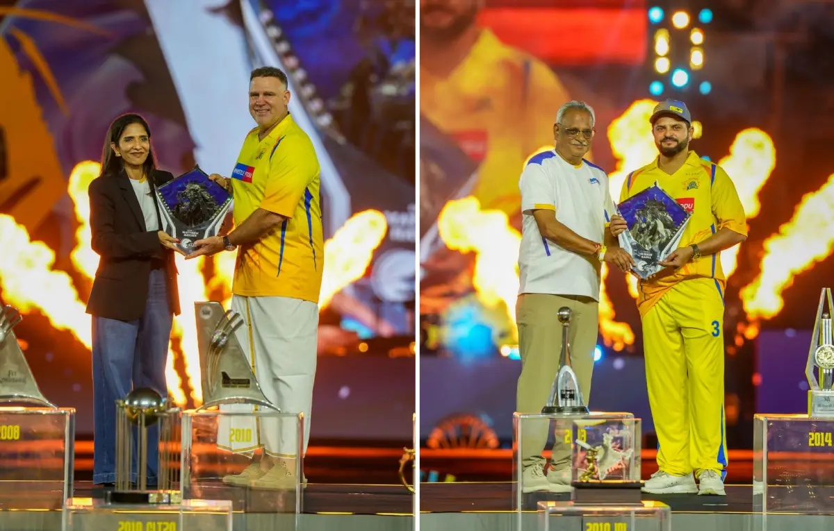 CSK Launches Hall Of Fame, Inducts Raina And Hayden