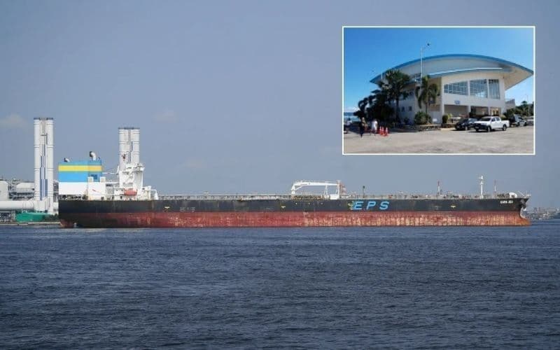 Russian crude oil arrives