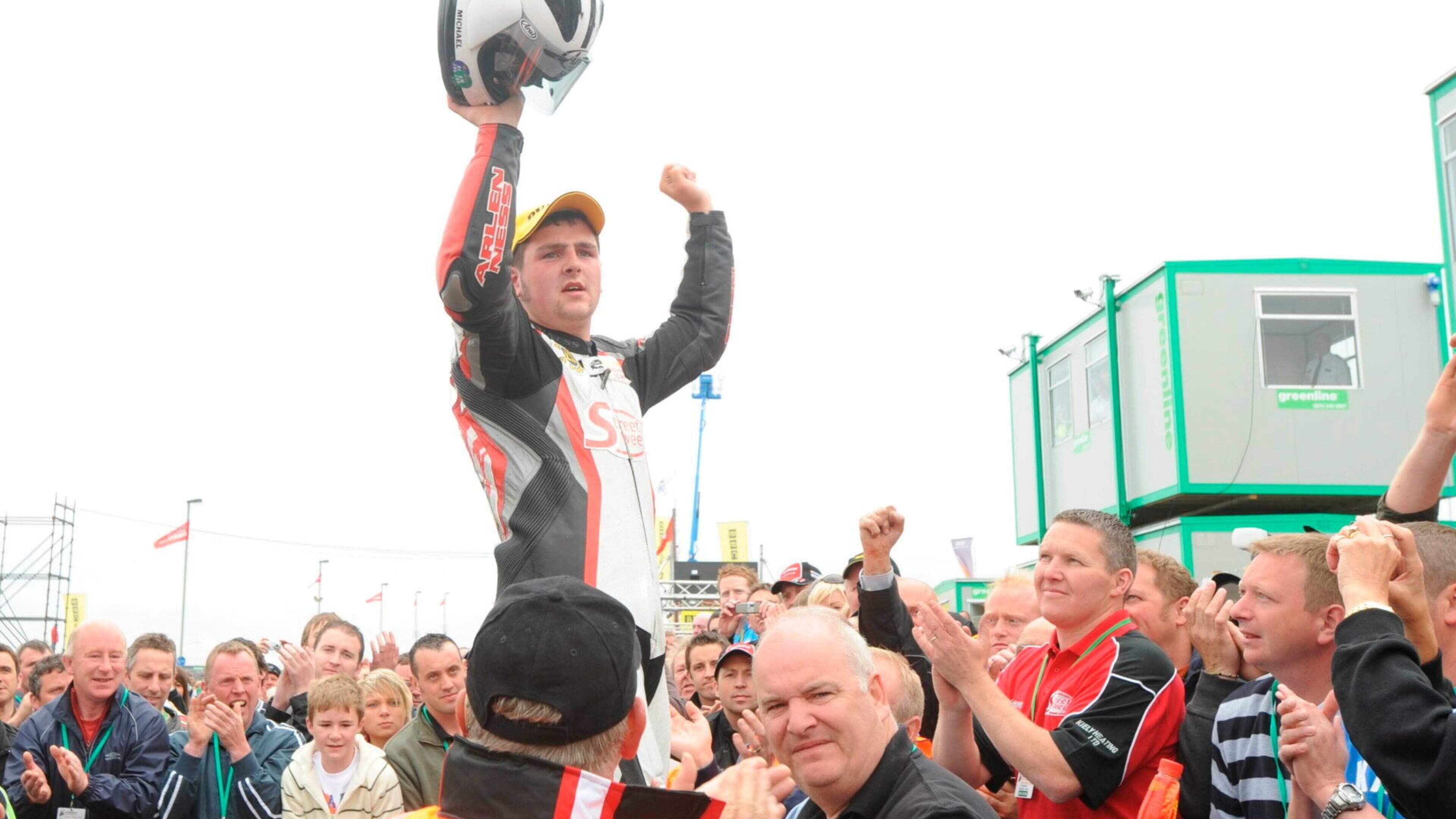 ‘Everyone says I let him win, which I didn’t... it really annoys me’ Christian Elkin on Michael Dunlop’s emotional North West 200 win in 2008