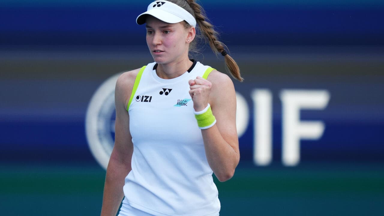 Rybakina outlasts Pegula to reach Miami Open semis