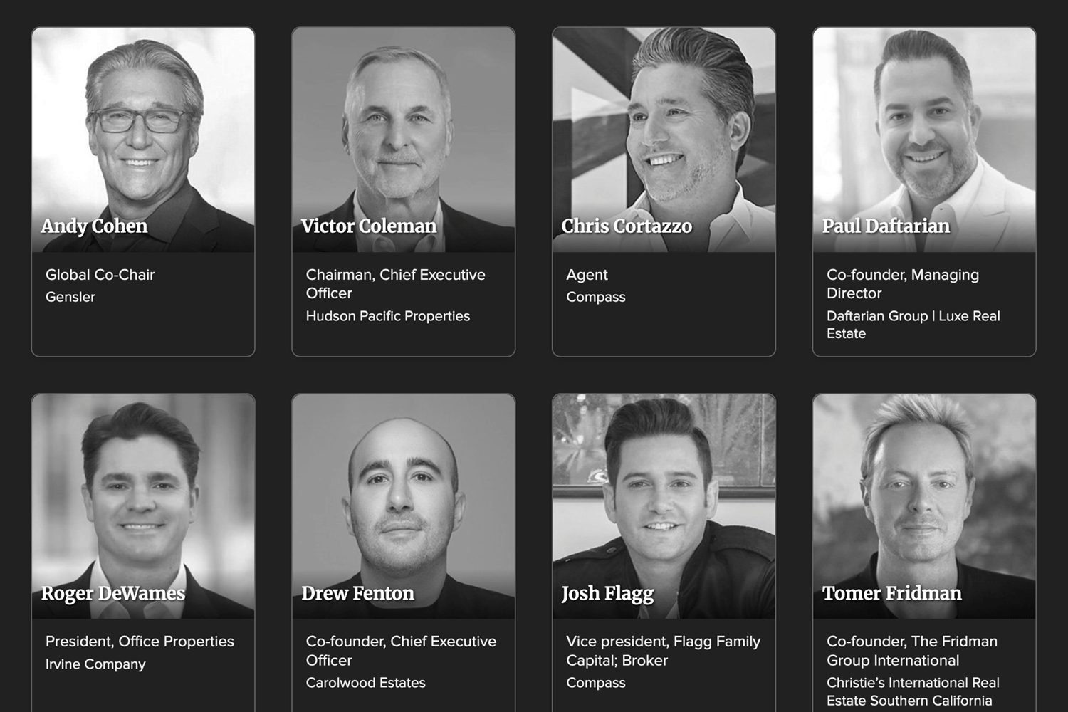 A peak into LA’s top 100 real estate players