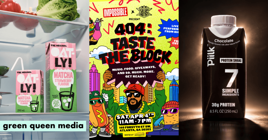 Future Food Quick Bites: Impossible x Big Boi, Oatly Strawberry Matcha & Upside Foods